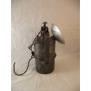 Acetylen Hand Lampe mit Reflektor, Bergbau, Frankreich, um 1920