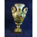 Porzellan Vase, Miniaturmalerei, Biedermeier, wohl Thüringen, um 1820